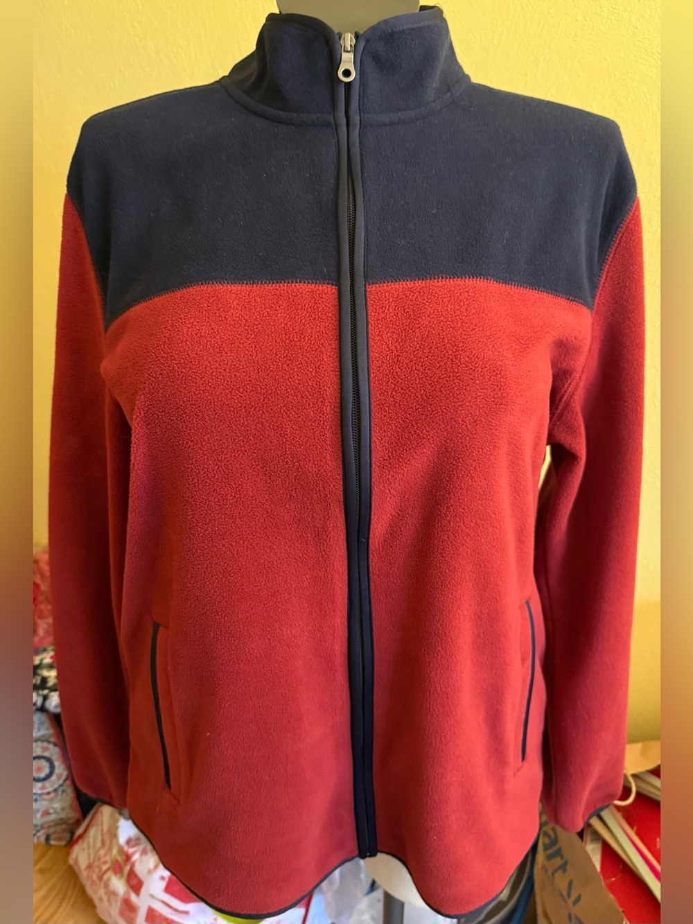 Men's large fleece jacket